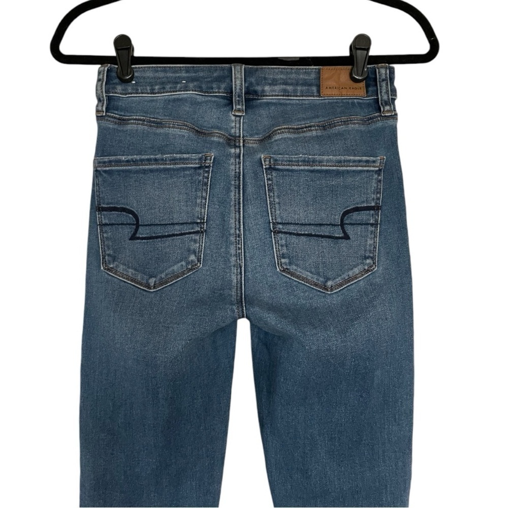 American Eagle Super Hi Rise Jegging Crop | 2 Short - Picture 4 of 10